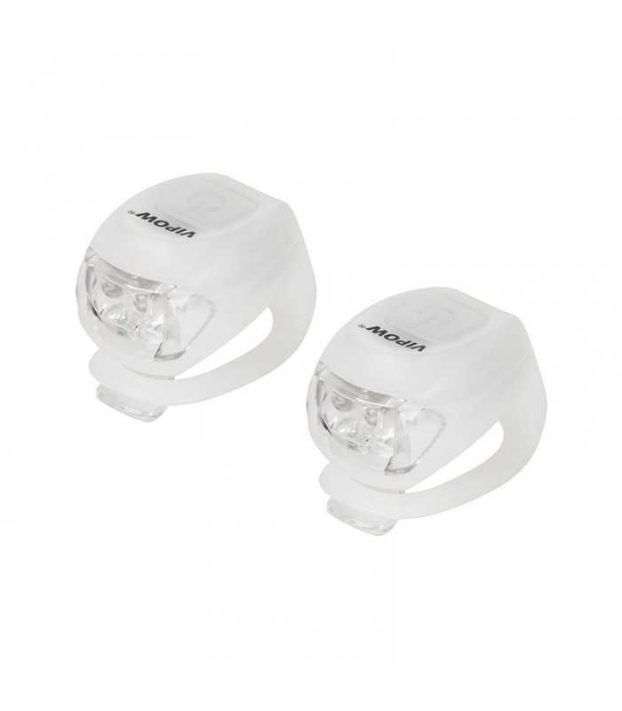 Set lumini bicicleta SILICON CR2032 x2 VIPOW