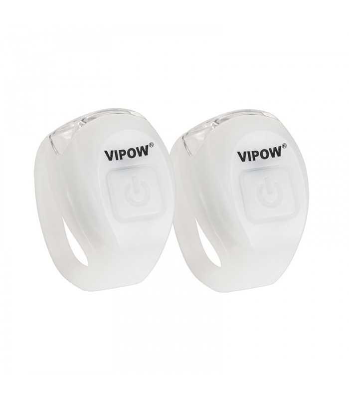 set lumini bicicleta silicon cr2032 x2 vipow 3