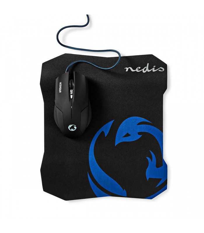 set mouse gaming cu fir mouse pad 1600 dpi 6 butoane nedis 3