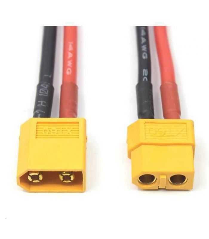 Set mufa XT30 tata mama cu cablu siliconic