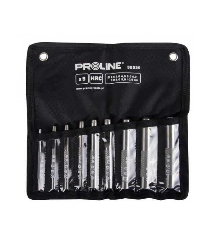 Set perforatoare 2.5-10mm 9 piese