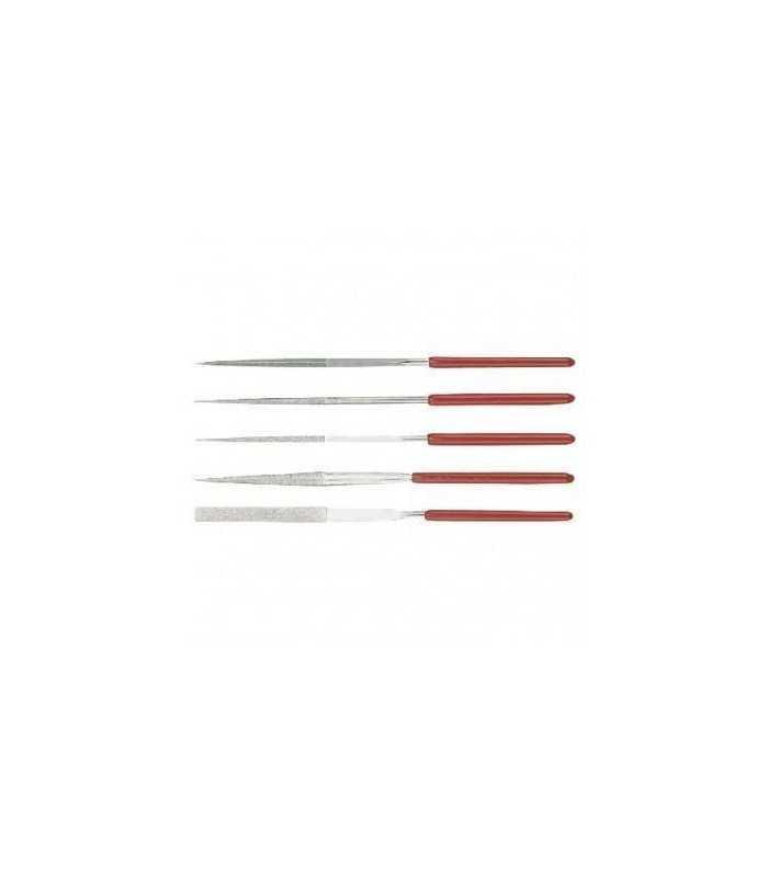 Set pile precizie diamantate cu maner gumat Proline