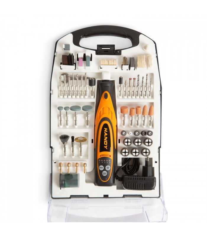 Set pirogravat gaurit slefuit fara fir accesorii 112buc HANDY