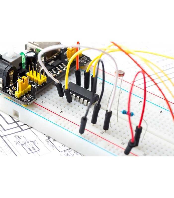 set placa test breadboard 830 165x55x085cm set cabluri breadboard si alimentat 1