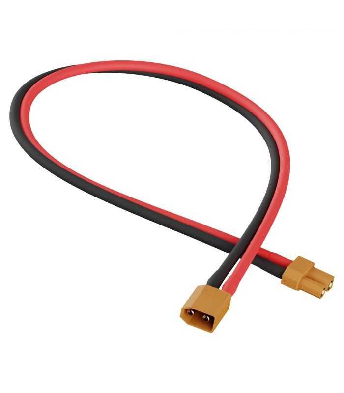 Set Prelugitor Mufa Xt60 Tata Mama Cu Cablu Siliconic 12awg 10cm Max 30a 500v