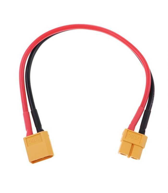 Set Prelugitor Mufa Xt90 Tata Mama Cu Cablu Siliconic 12awg 50cm Max 30a 500v