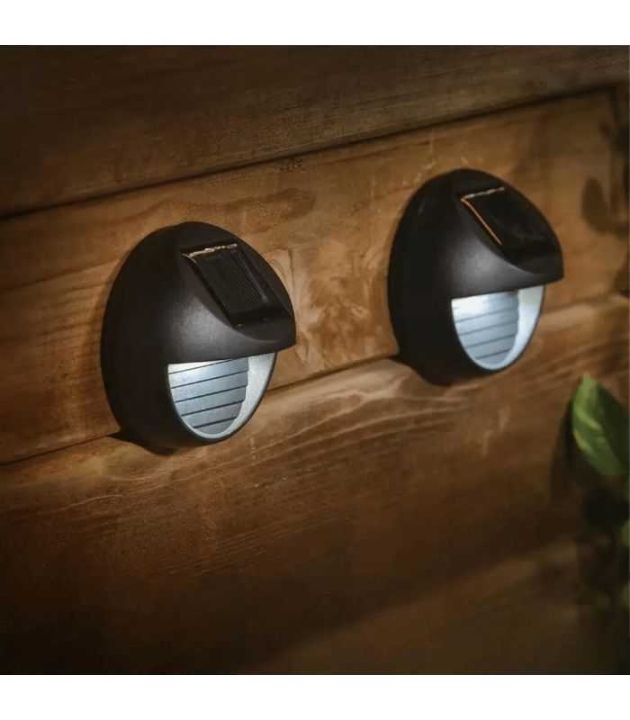 Set Proiector Solar De Perete 6lm 2700k Lumina Calda 2buc Set Modee Ml Ws101