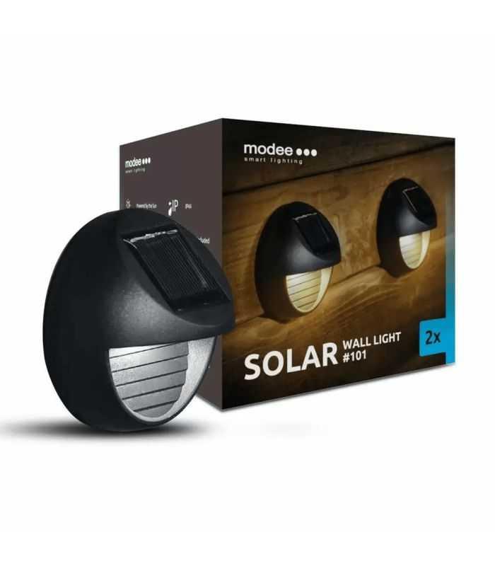Set proiector solar de perete 6lm 2700K lumina calda 2buc/set Modee ML-WS101
