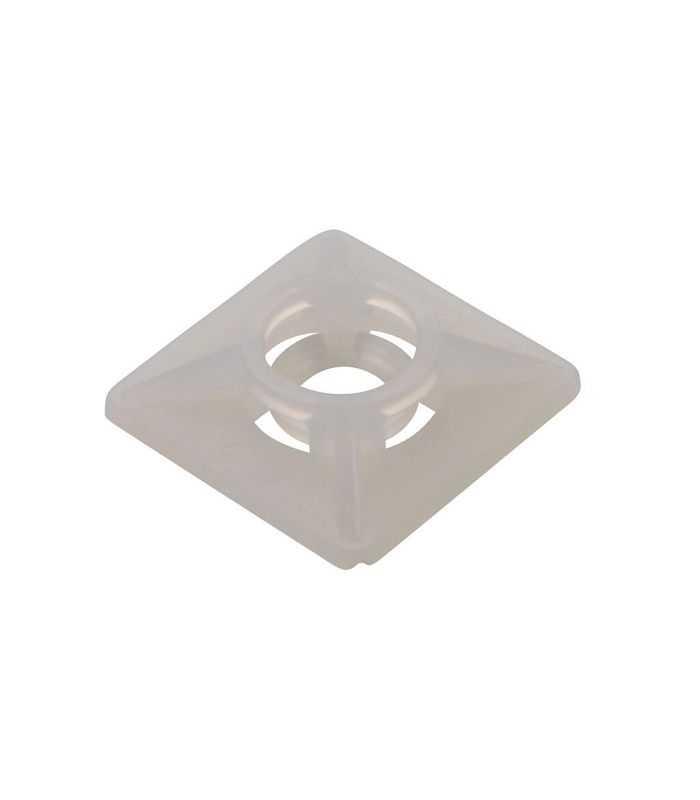 Set suporti cu adeziv patrat mic 19x19mm alb 100buc BAS.2MT.507 SapiSelco Italy