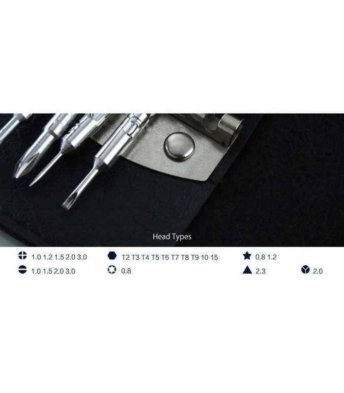 set surubelnita 24 capete otel s2 un maner st1 orico 4