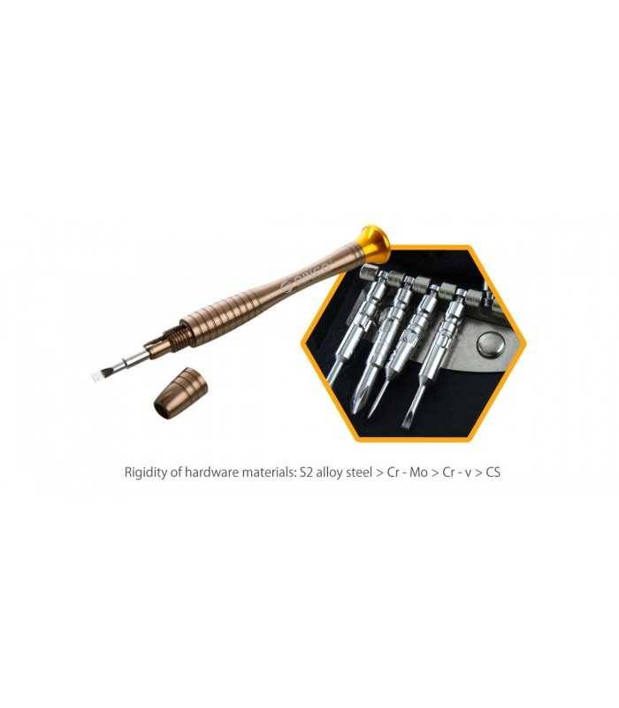 set surubelnita 24 capete otel s2 un maner st1 orico 5