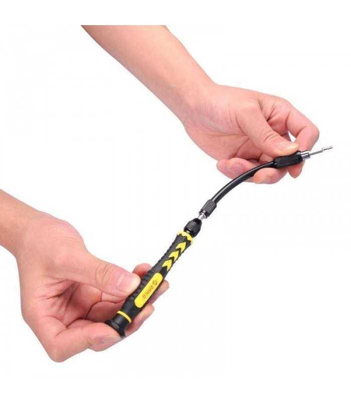 set surubelnita 28 capete otel s2 si un maner st2 orico 3