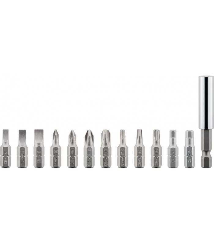 set surubelnita cu clichet 12biti crv 3x capete plane 4mm 5mm 6mm 4x phillips ph0 ph1 ph2 ph3 3x torx t15 t20 t25 2x hexagonale 2