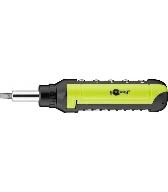 set surubelnita cu clichet 8biti crv si 5 tubulare 3x phillips ph0 ph1 ph2 3x capete plane 3mm 5mm 6mm 2x torx t15 t20 1x adapto 1