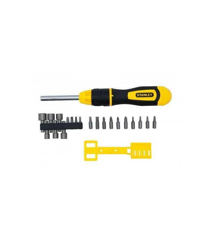 set surubelnita cu clichet cu 20 varfuri stht0 62574 stanley 1