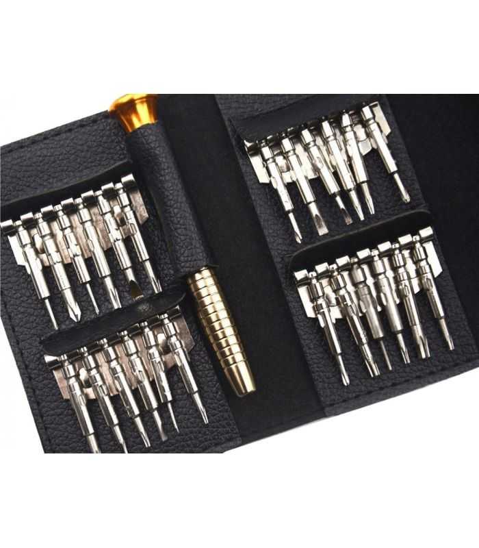 Set Surubelnita Cu Varfuri Magnetice 24buc Phillips Plat Torx Y Triunghiulara Cu Punct