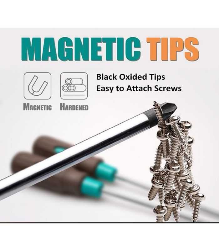 Set Surubelnite Cruce Ph2x150mm Si Plata Sl60x150mm Rezistenta La Ulei Proskit Sd 9523