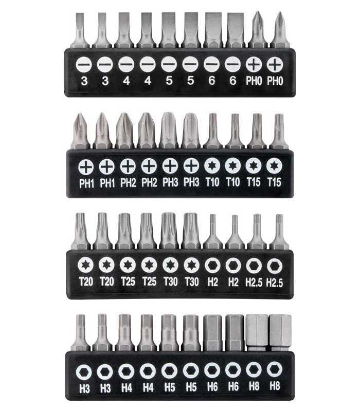 set surubelnite goobay 58 piese in carcasa plastic 5