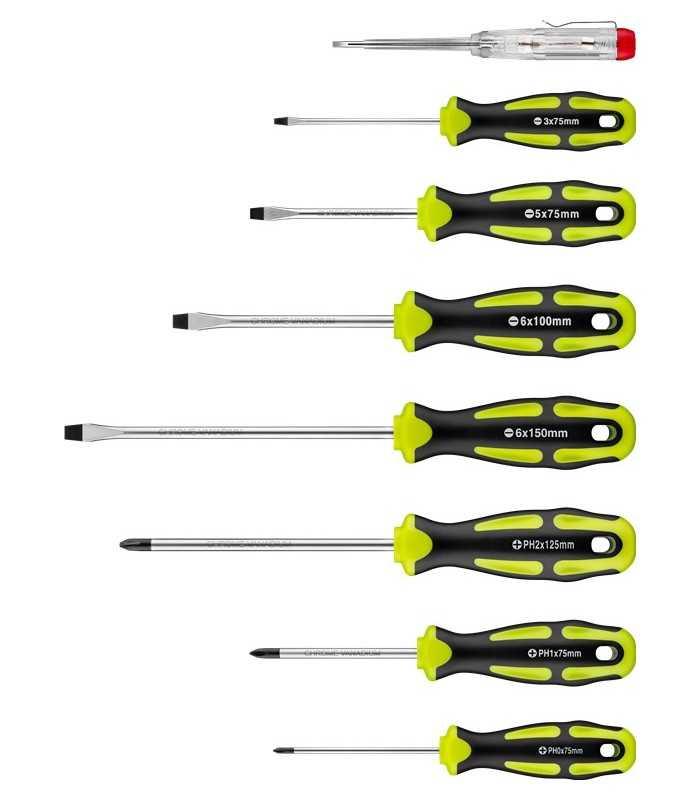 set surubelnite goobay 8 piese in carcasa plastic 1