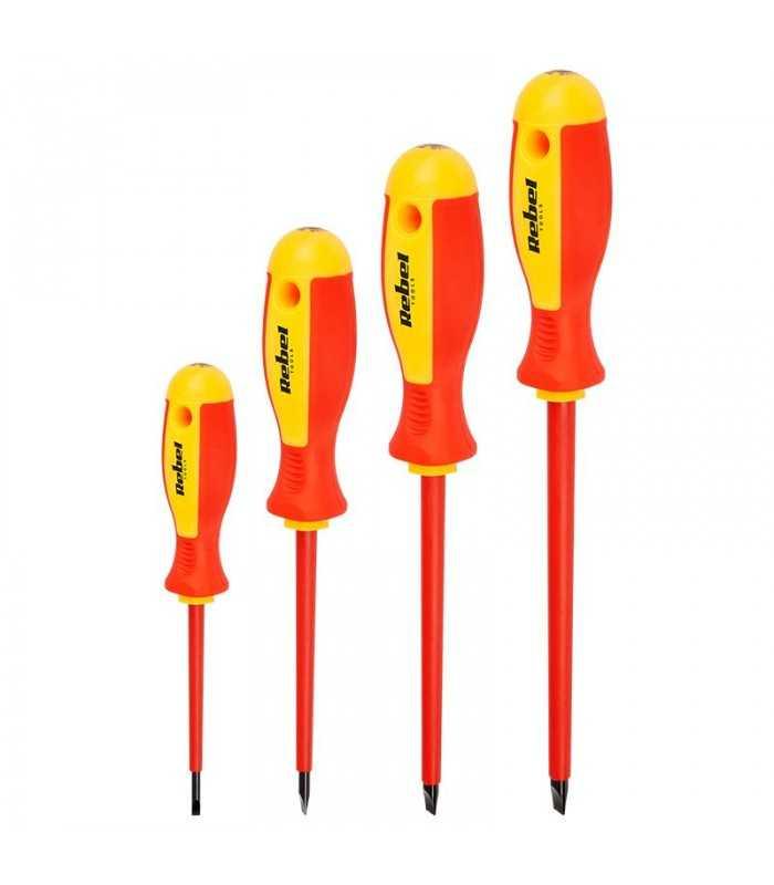 set surubelnite izolate 1000v 7buc rebel 1