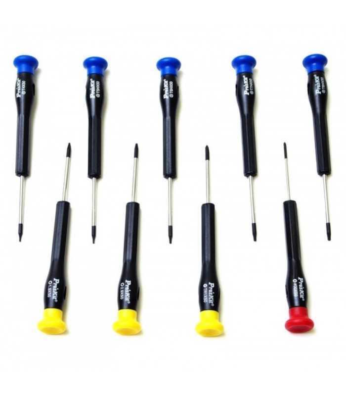 set surubelnite pentru telefoane mobile 9 piese proskit 1