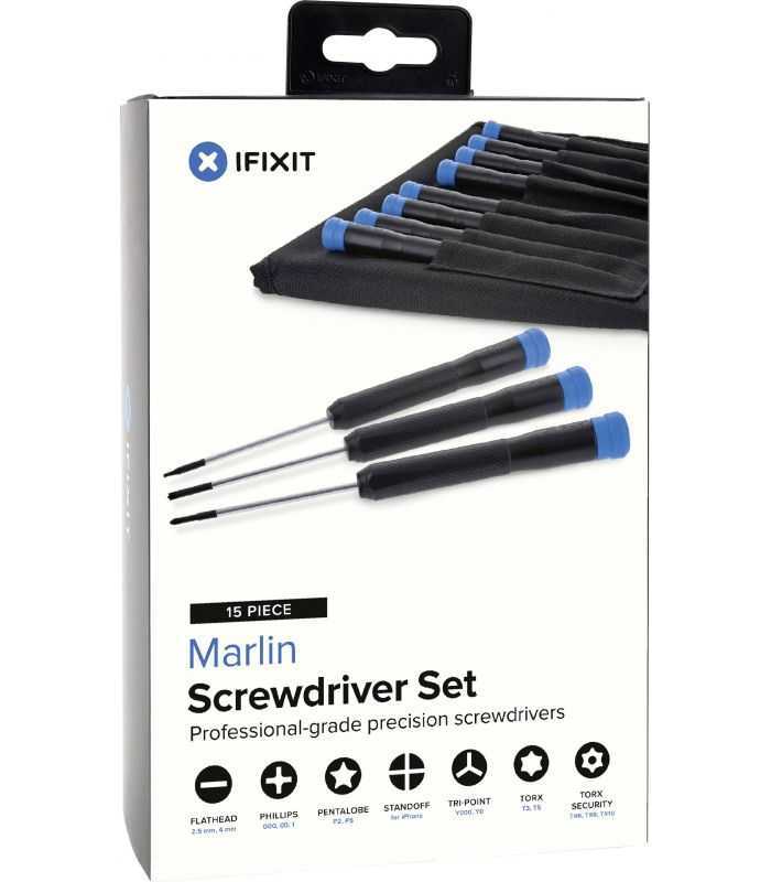 Set surubelnite service iFixit Marlin Screwdriver Set 15 buc IF145-462-1