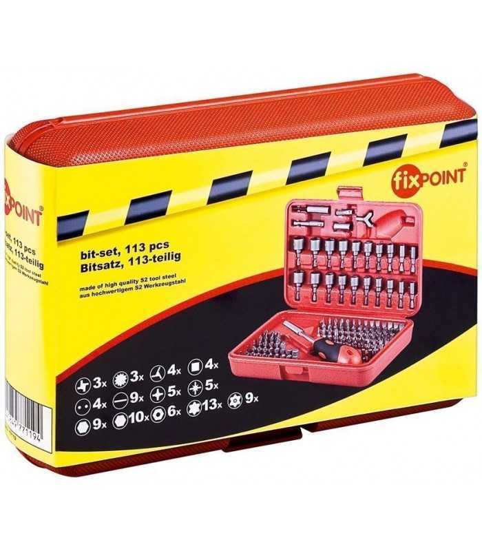 set varfuri 113 piese otel s2 pentru unelte fixpoint 1