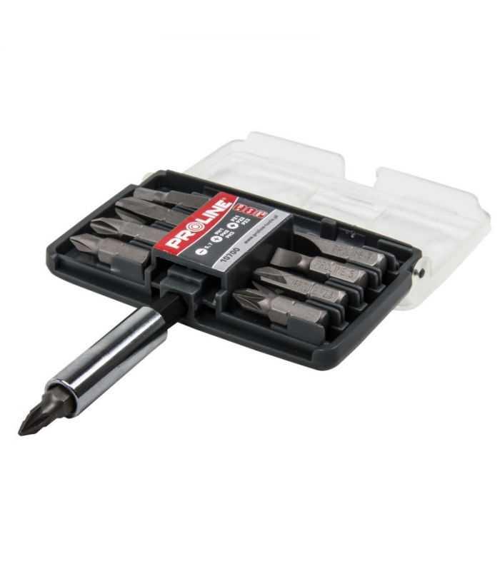 Set varfuri CrV S2 in cutie PH1 PH2 PH3 PZ1 PZ2 PZ3 varfuri plate 5mm 6mm varf negativ 4mm prelungitor magnetic 1/4 inch Proline