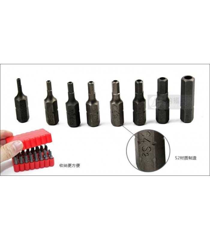 set varfuri surubelnita 34 piese proskit 8pk sd009 5