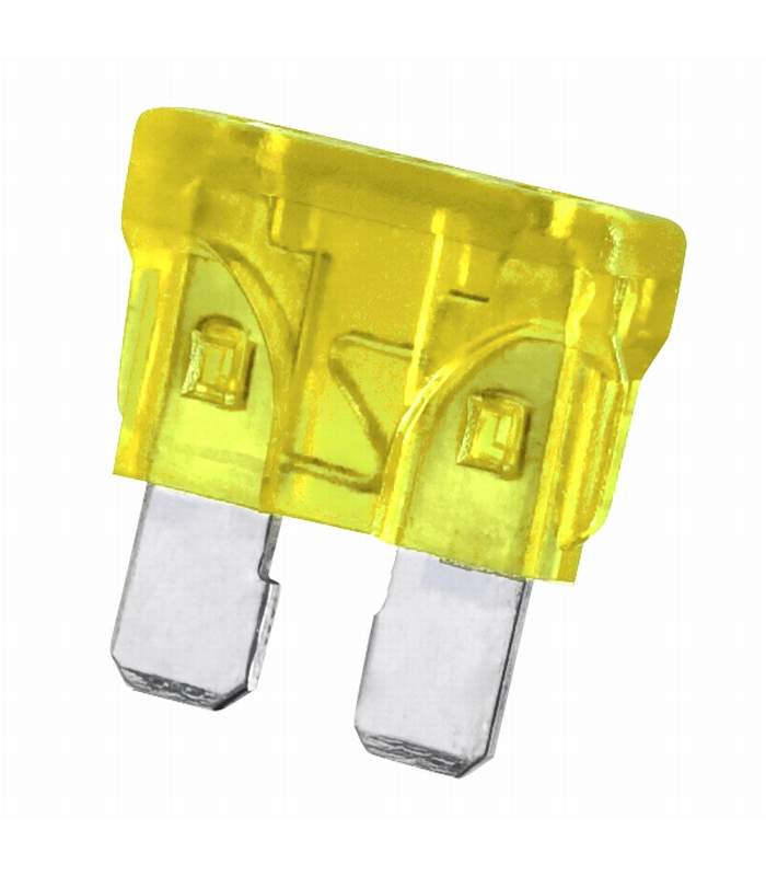 Siguranta 19x13mm 20A galben auto