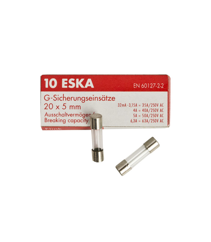 Siguranta fuzibila 1.6A 5x20mm rapida ESKA