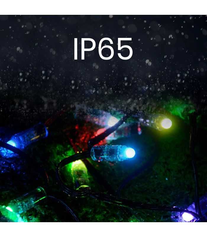 Sir De Lumina Inteligenta Usb 50 Led Rgbic 16 Milioane De Culori 5m Ip65 Wi Fi Bluetooth 50