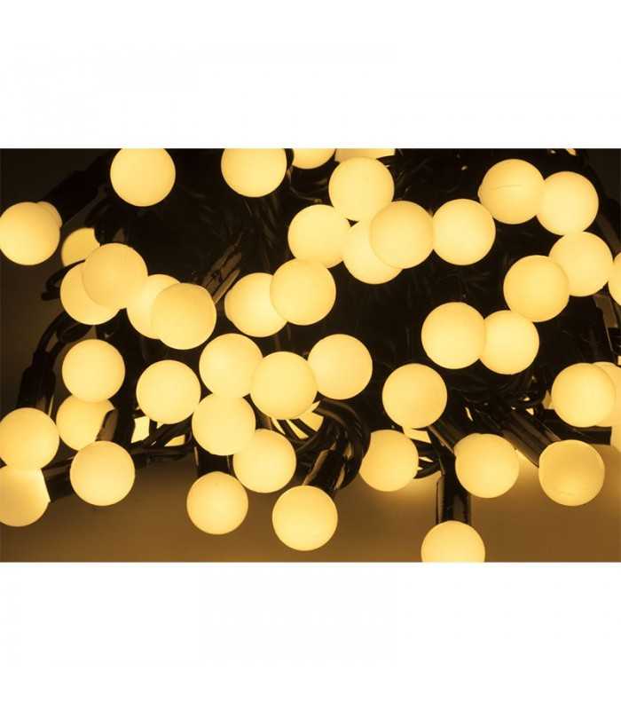 Sir LED iluminat festiv alb cald 10m Vipow