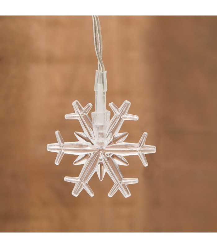 sir lumini 20 led fulgi de zapada multicolor pe baterii 2m phenom lighting technology 3