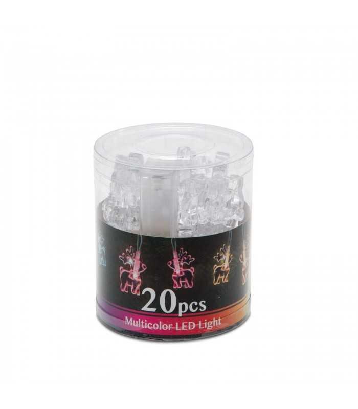 sir lumini 20 led reni multicolor pe baterii 2m phenom lighting technology 4