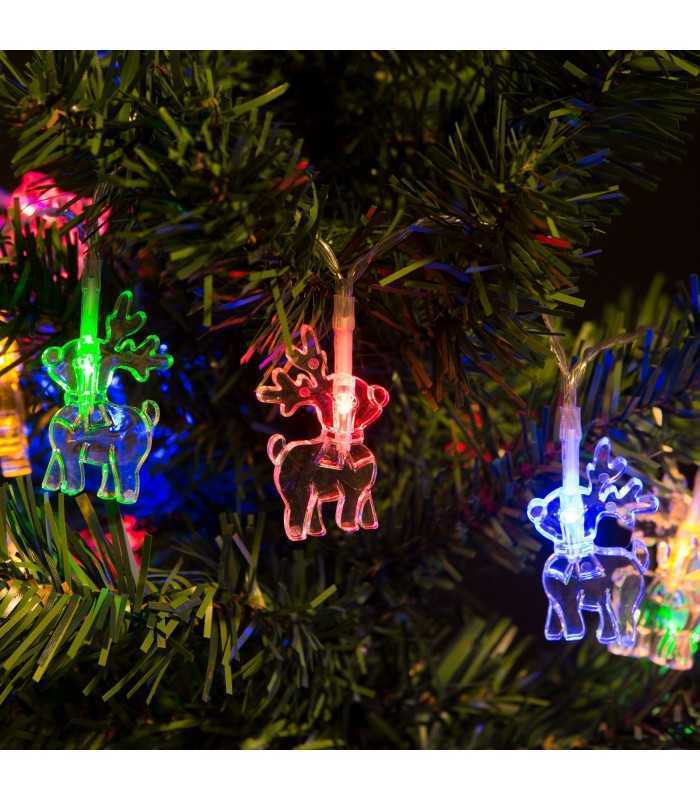 Sir lumini 20 LED Reni multicolor pe baterii 2m PHENOM LIGHTING TECHNOLOGY