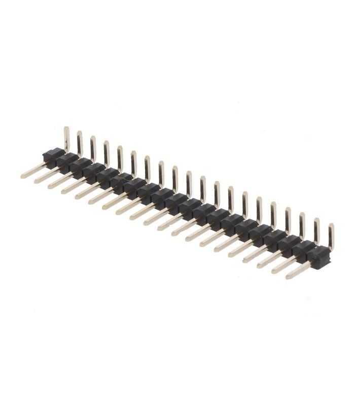 Sir Pini PCB Tata - Tata 2.54 mm 40 Pini x 1 rand 90 grade