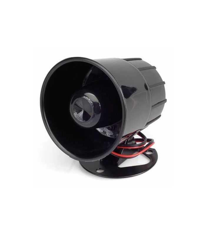 Sirena 1 Ton Tw Dome 12v 4 16v 1300ma 115db 20w 89x105mm Home