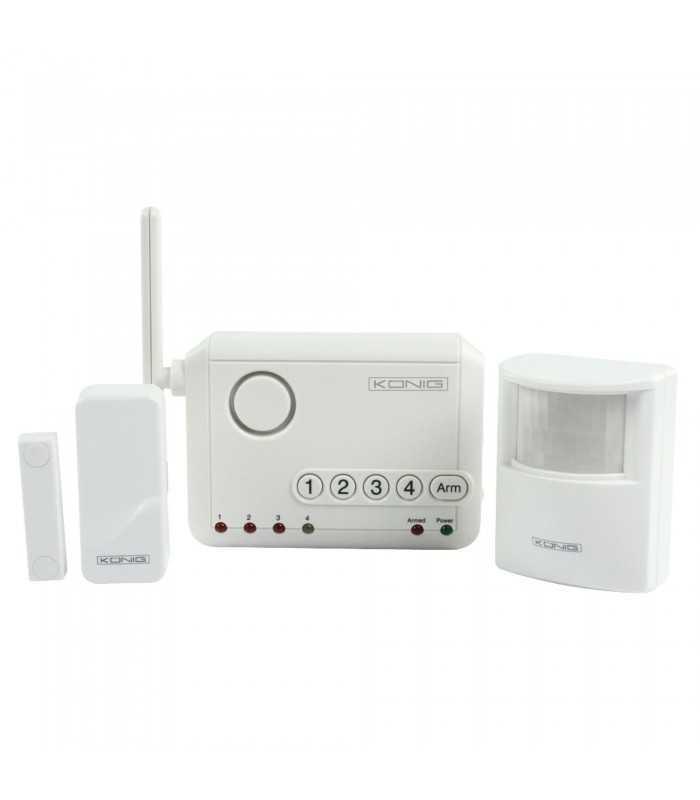 Sistem de alarma fara fir Konig SEC-ALARM210