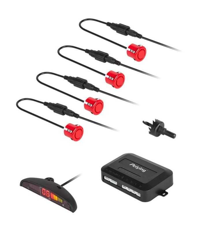 Sistem parcare display LED 4 senzori rosii Peiying