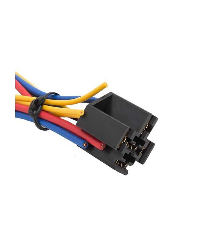 Soclu Releu 5 Pini 63mm 40a 12 24vdc Cu Cablu 20cm Recoy Rayex Electronics Rs D03