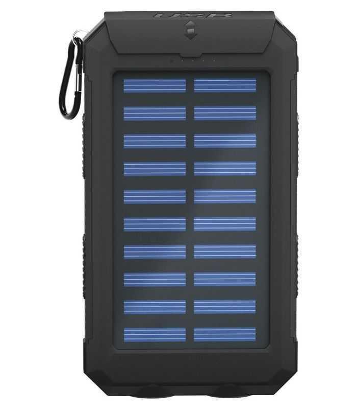 solar powerbank 8000mah cu lanterna led busola rezistent la socuri si apa goobay 3