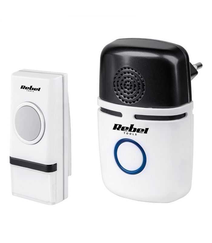 Sonerie wireless 48 melodii 4 nivele volum alarma 110-220VAC REBEL