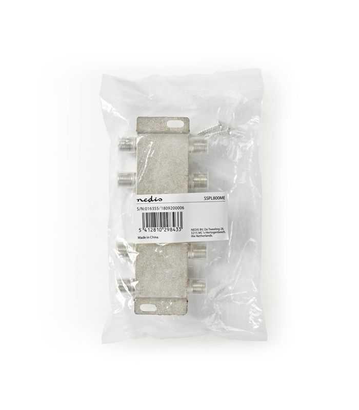 spitter distribuitor semnal tv nedis 8 cai 5 1000mhz 11db max 4