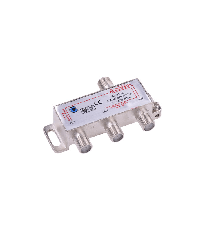 Spliter 3 cai Power Pass frecventa 5-2450Mhz Cabletech