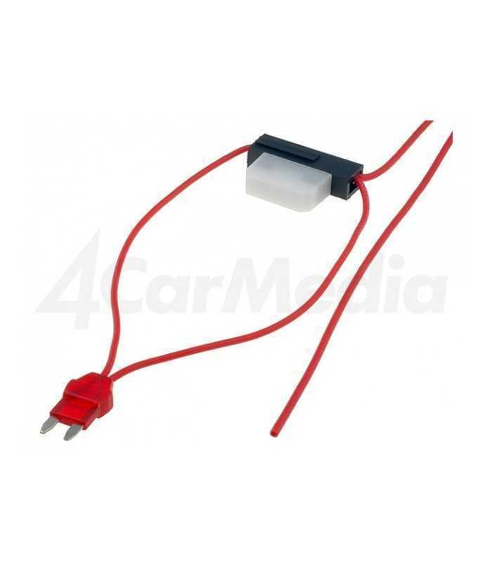 Splitter auto ATM 8A siguranta mini x1 0.75mm2 culoare rosu 4CarMedia