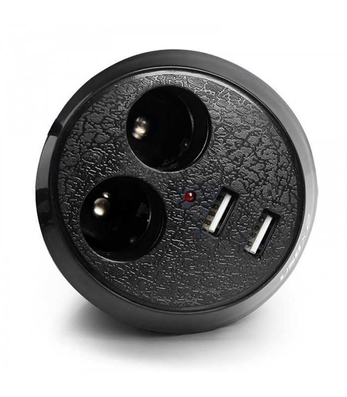 splitter bricheta auto 2 porturi usb esperanza 1