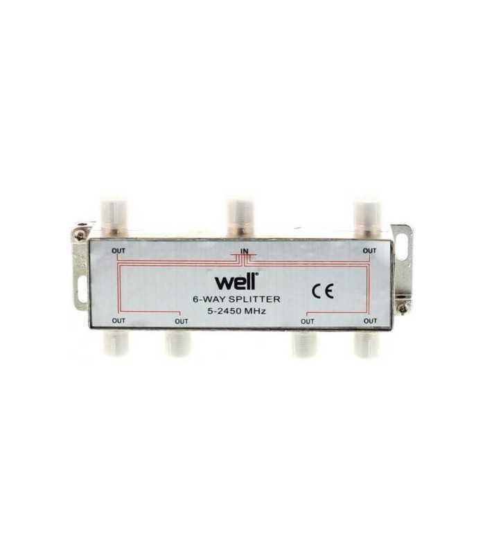 Splitter CATV 6 cai 5-2450Mhz Well