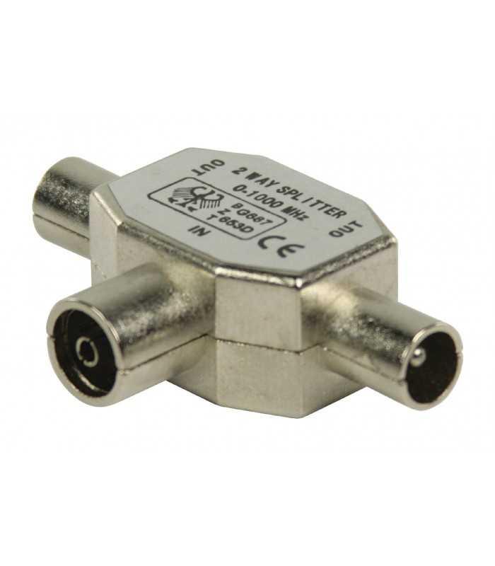 splitter coaxial t metalic coaxial mama 2x coaxial tata valueline 1