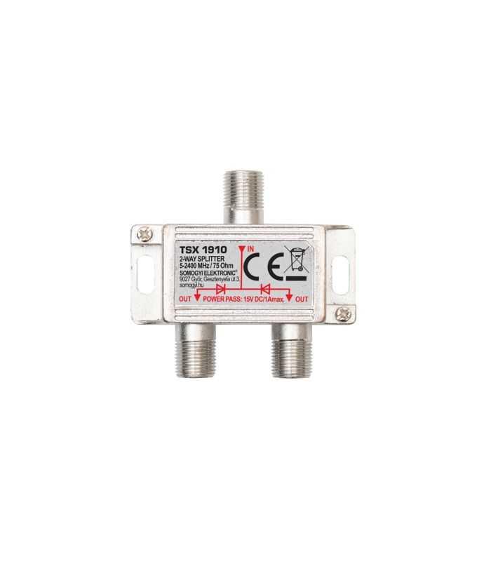 Splitter distribuitor F 2 cai HQ 5-2400Mhz HOME